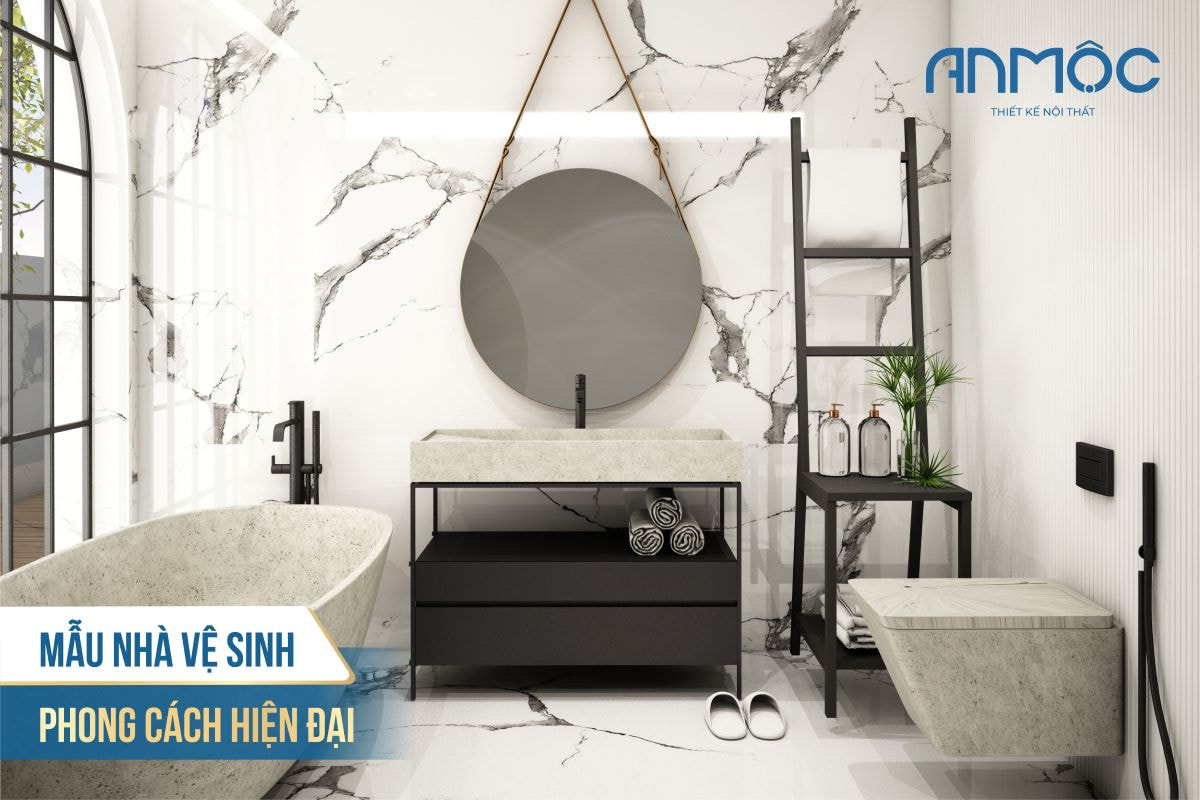 Mẫu nhà vệ sinh phong cách hiện đại 4