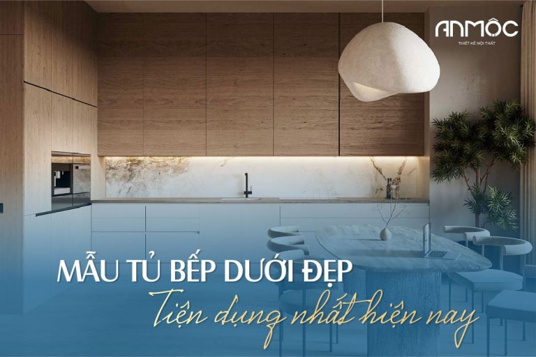 Mẫu tủ bếp dưới đẹp tiện dụng nhất hiện nay