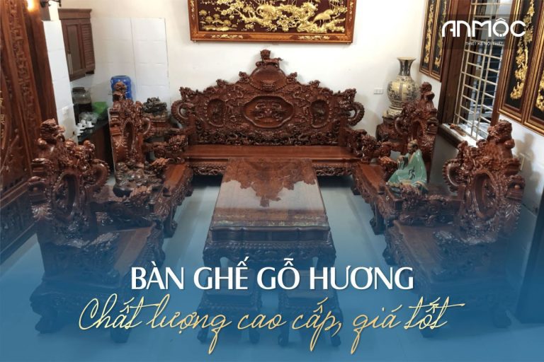 Bàn ghế gỗ hương chất lượng cao cấp, giá tốt