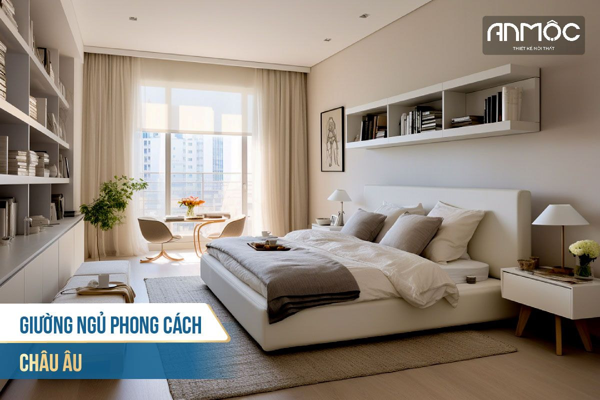 Giường ngủ phong cách châu Âu 3