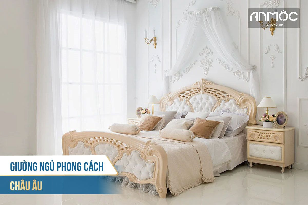 Giường ngủ phong cách châu Âu 4