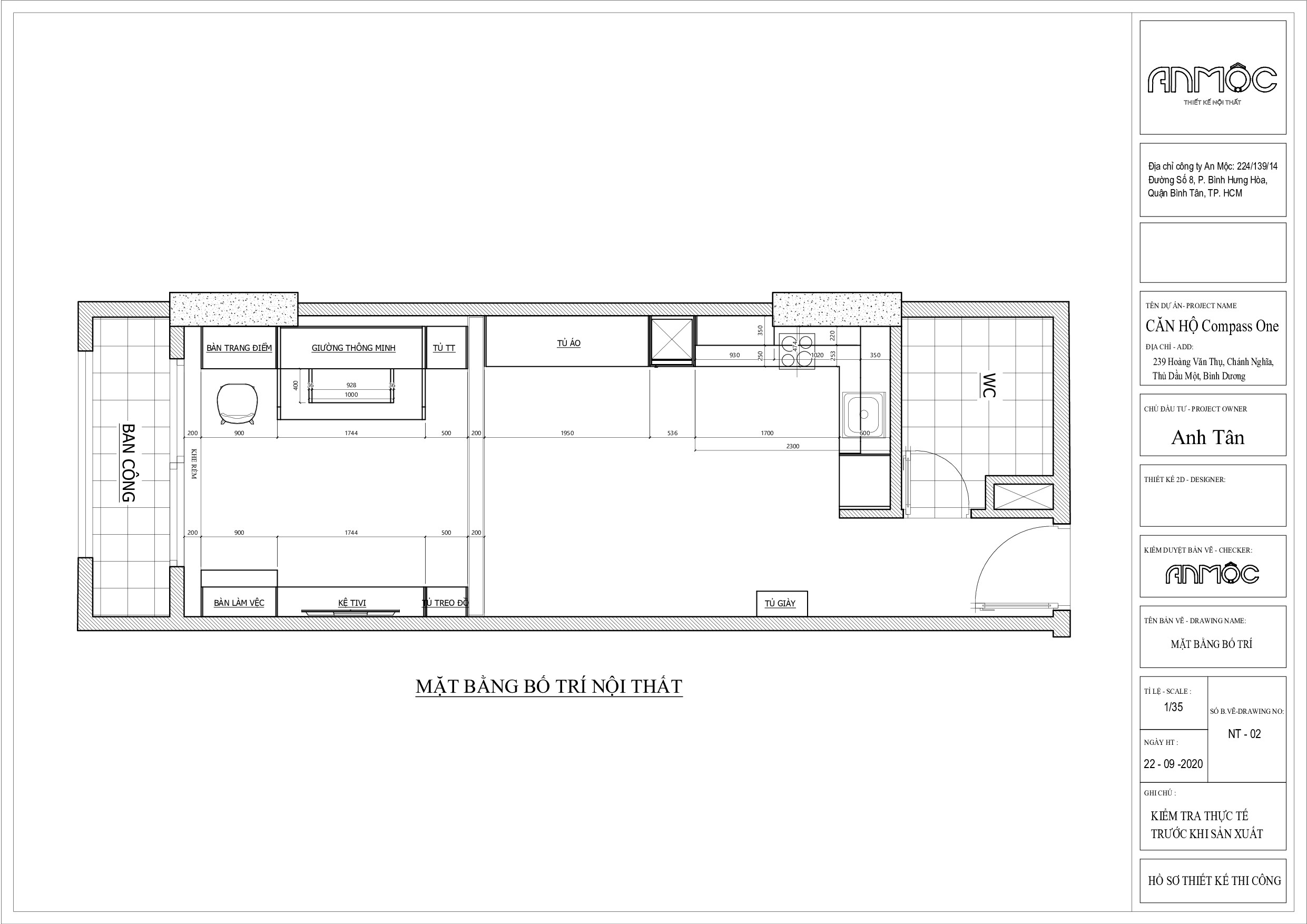 Thiết kế nội thất chung cư Mini  Anh Minh  PĐa Kao  Quận 1  Thiết kế  nội thất nhà đẹp  Homedesign360