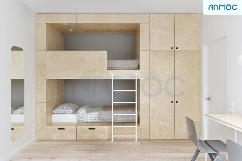 Phong cách nội thất tối giản Minimalism - Không gian phòng ngủ cho trẻ