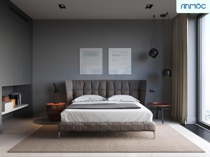 Phong cách nội thất chung cư hiện đại - phòng ngủ