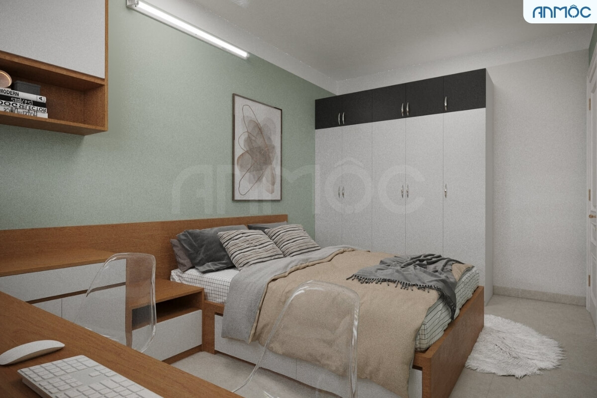 100 mẫu Thiết kế phòng ngủ nhỏ đẹp hiện đại tiện nghi 2023