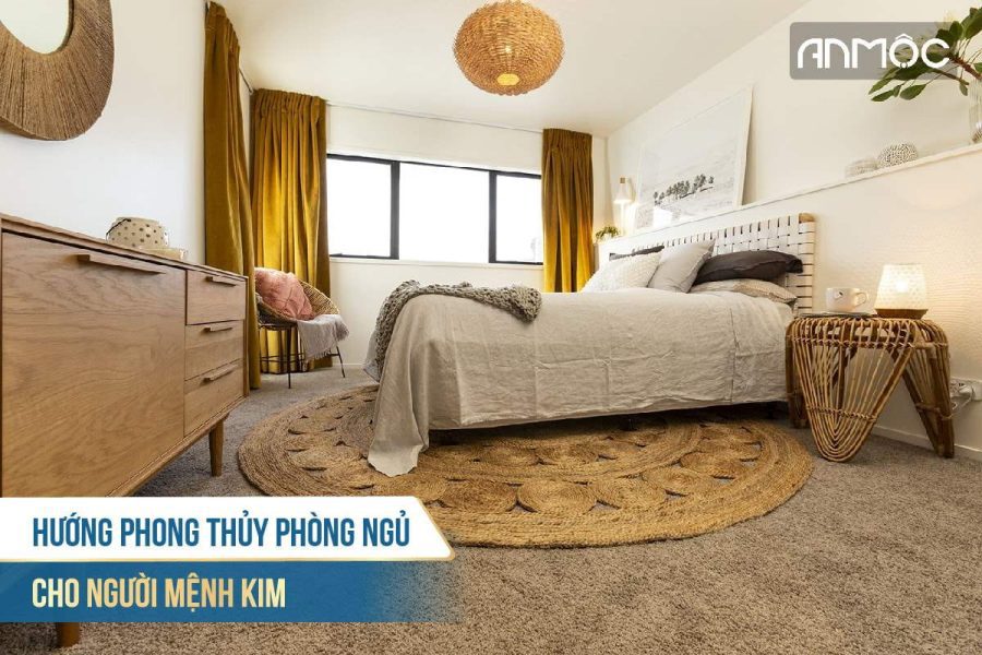 Hướng phong thủy phòng ngủ cho người mệnh Kim