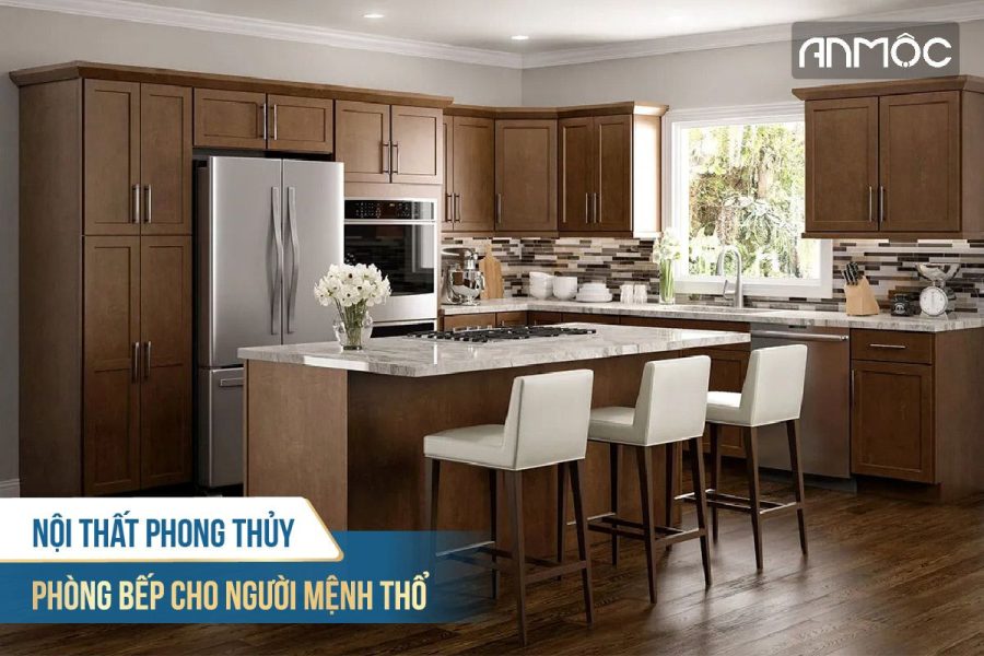 Nội thất phong thủy phòng bếp cho người mệnh thổ 1