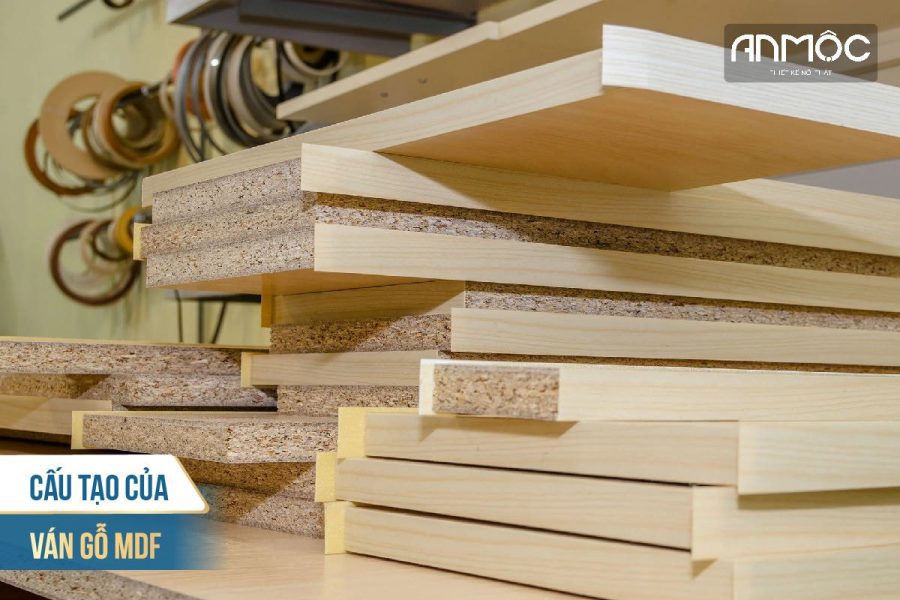 Cấu tạo của ván gỗ MDF