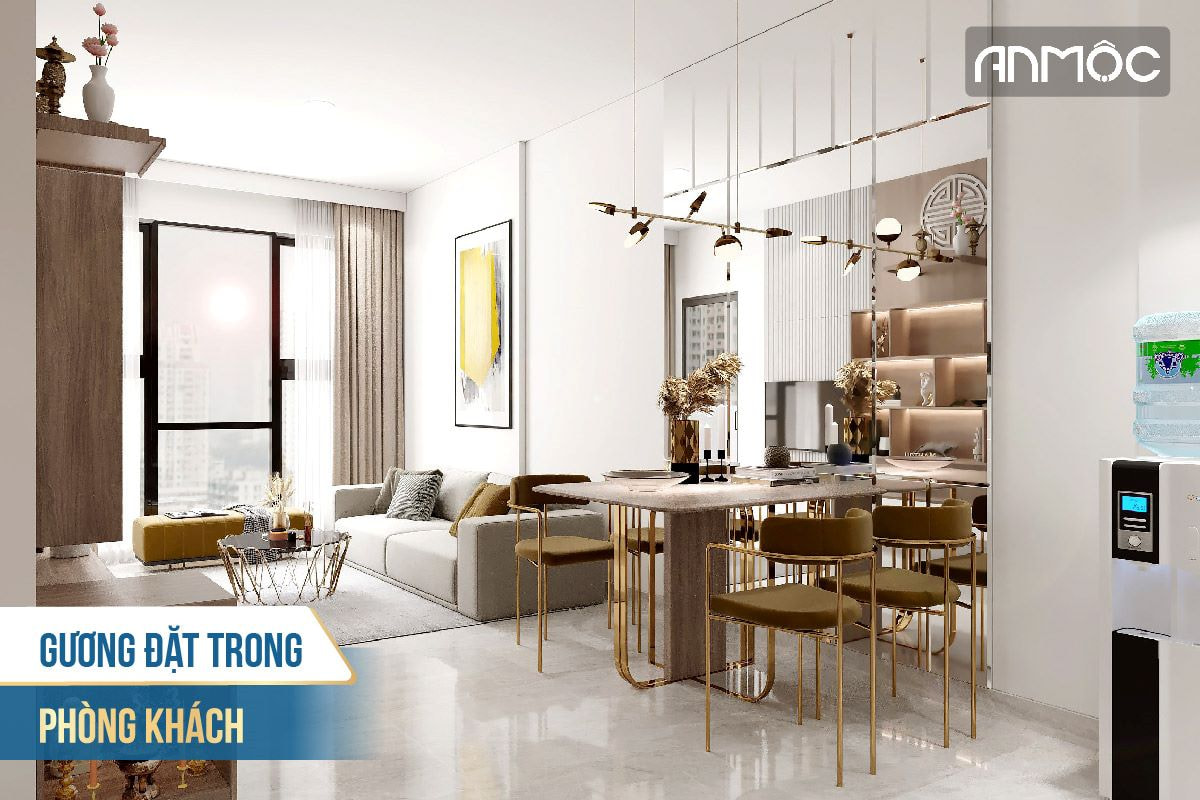 Gương đặt trong phòng khách 3