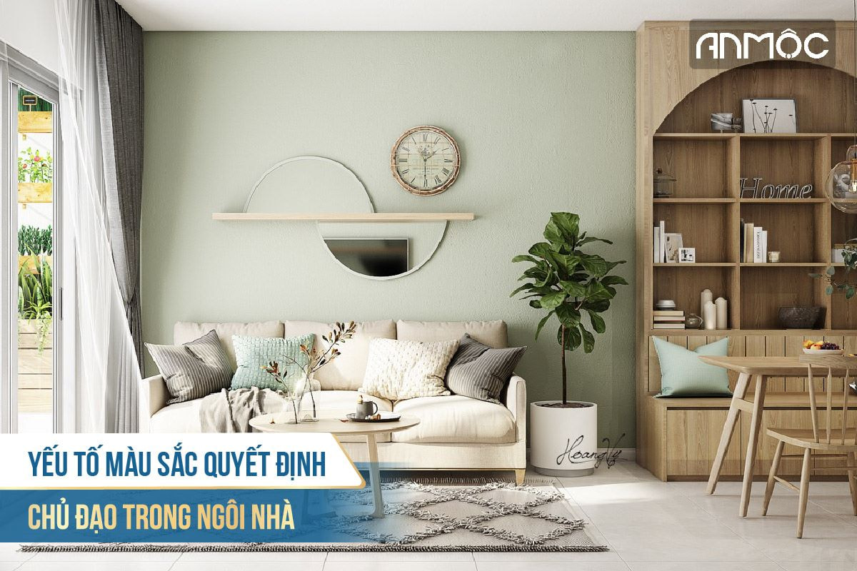 Yếu tố màu sắc quyết định chủ đạo trong ngôi nhà 1