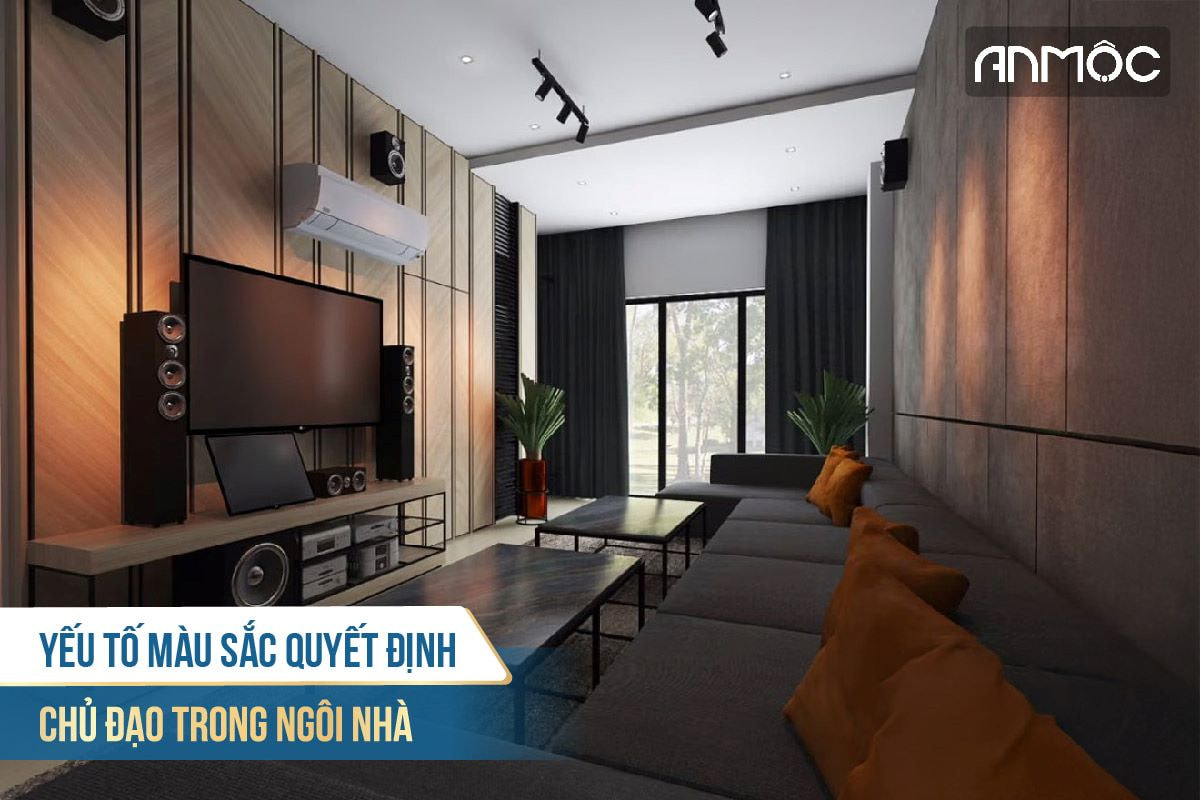 Yếu tố màu sắc quyết định chủ đạo trong ngôi nhà 2