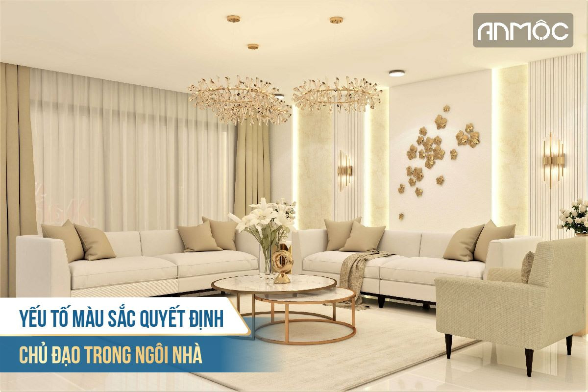 Yếu tố màu sắc quyết định chủ đạo trong ngôi nhà 3