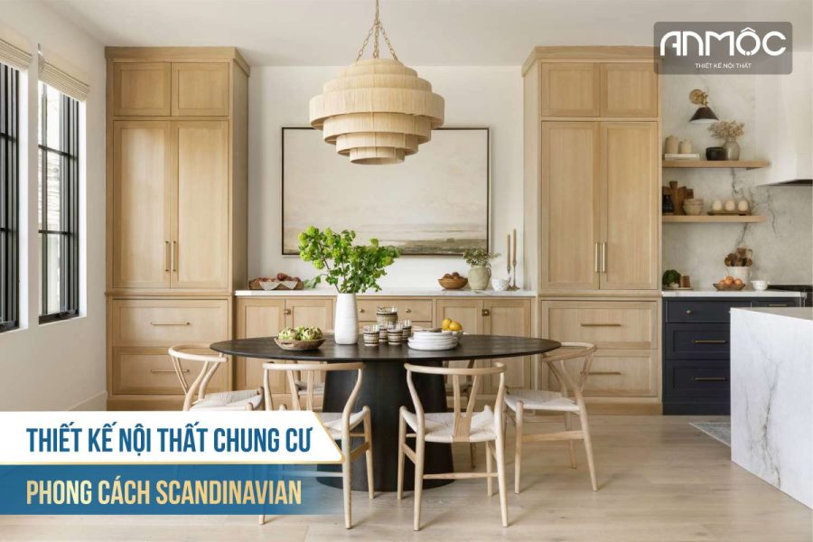 Thiết kế nội thất chung cư phong cách scandinavian