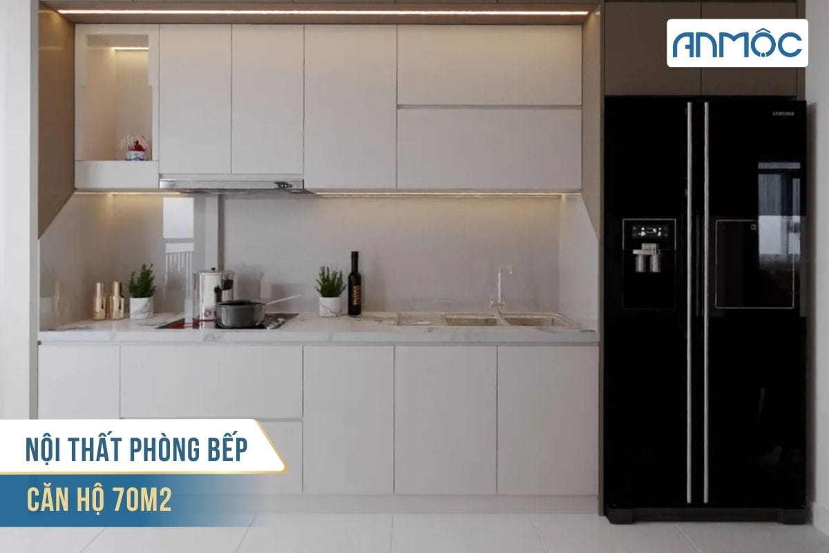 Nội thất phòng bếp căn hộ 70m2