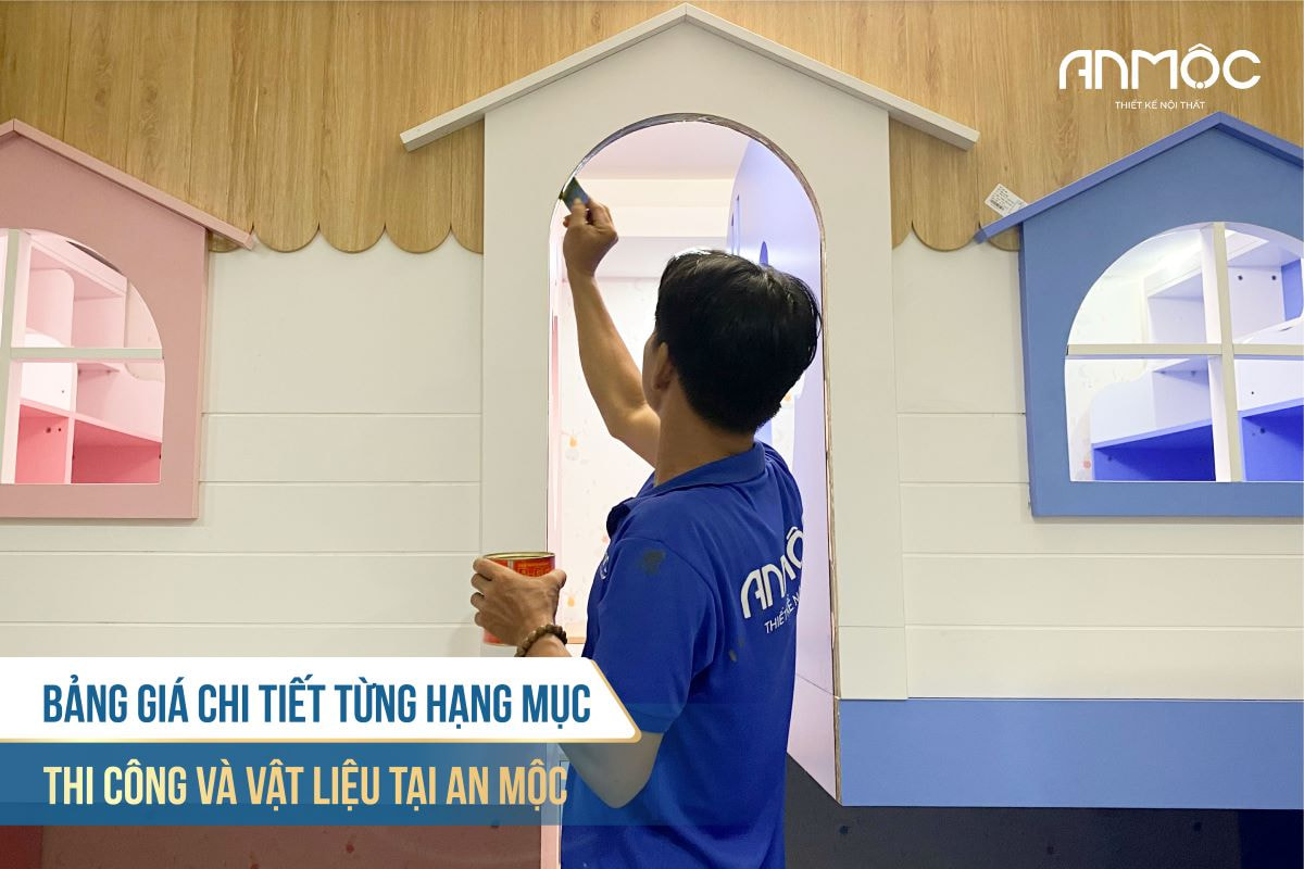 Báo giá chi tiết từng hạng mục thi công và vật liệu tại An Mộc