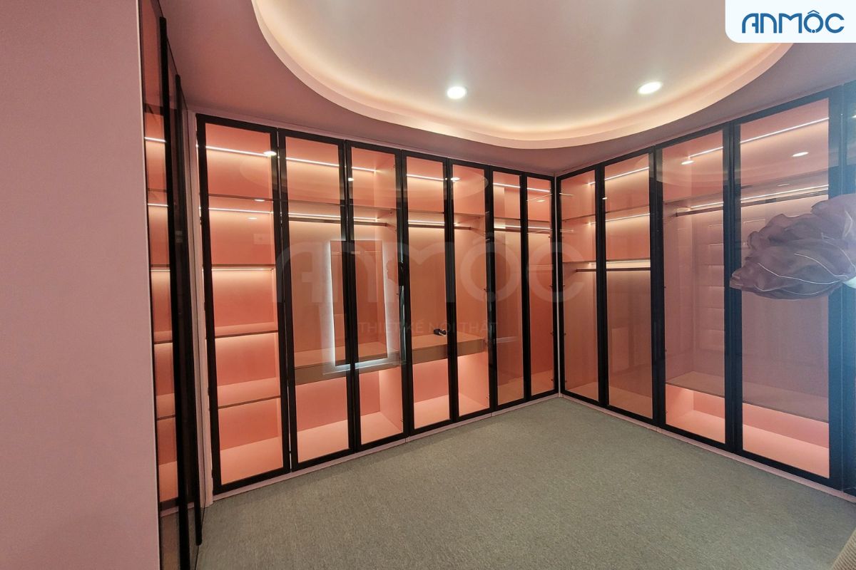 Thi cong noi that phong ngu mau hong noi that an moc 2