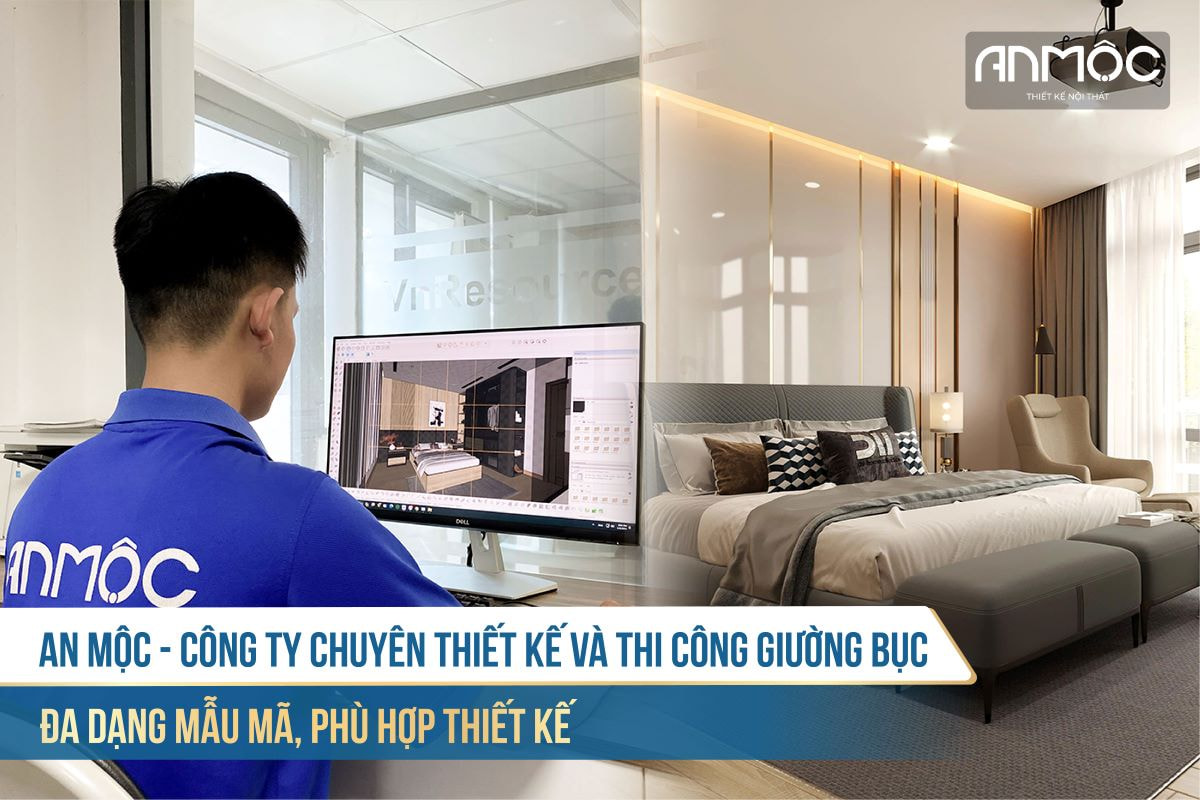 An Mộc công ty chuyên thiết kế và thi công giường bục đa dạng mẫu mã