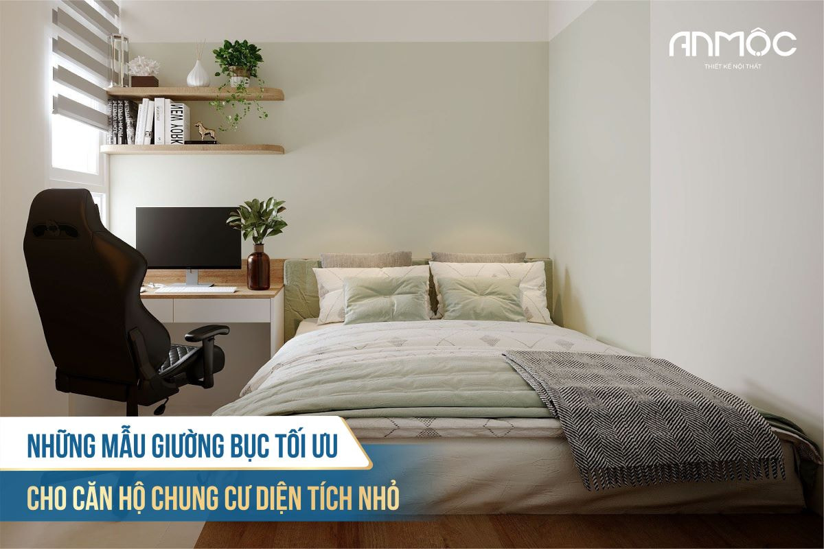 Những mẫu giường bục tối ưu cho căn hộ chung cư diện tích nhỏ