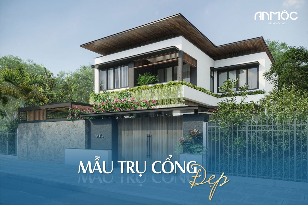 Mẫu trụ cổng đẹp