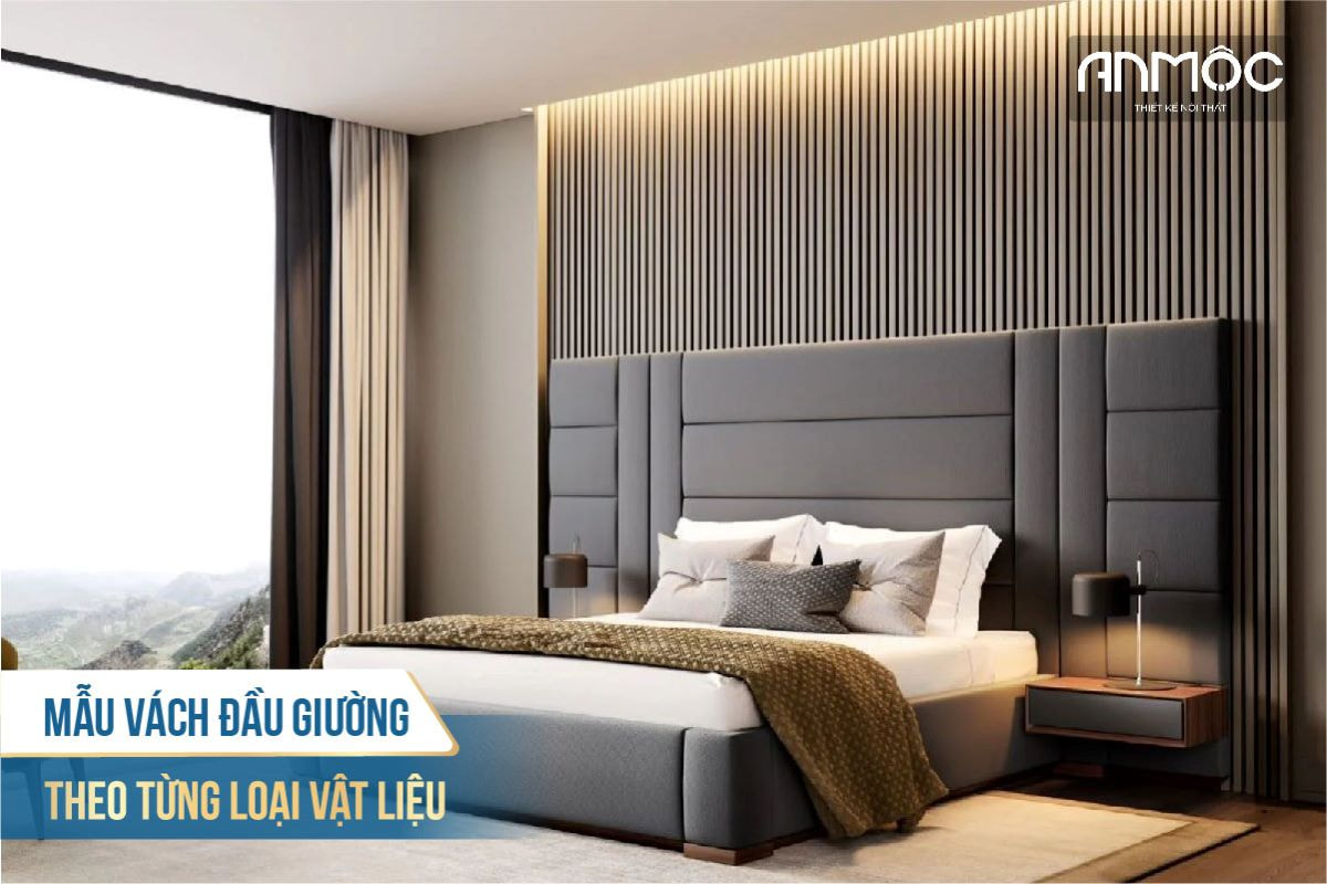 Mẫu vách đầu giường theo từng loại vật liêu