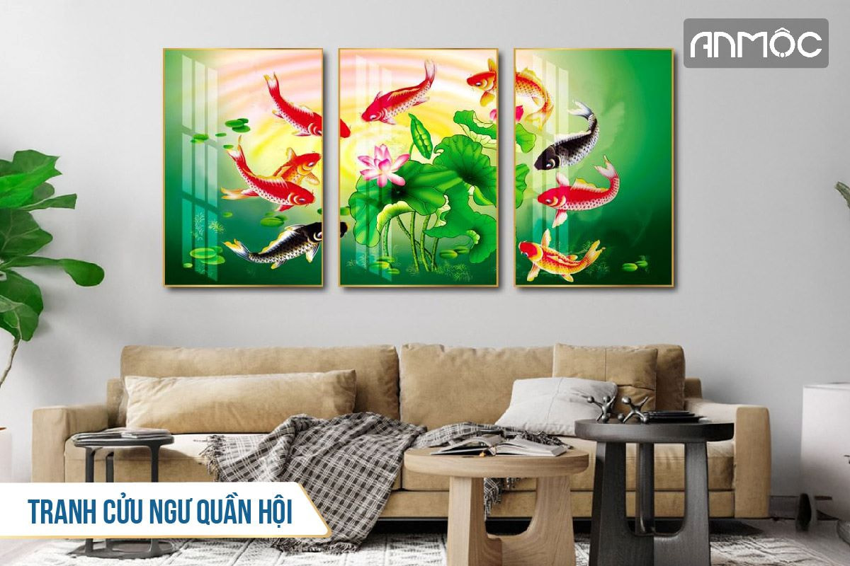 Tranh cửu ngư quần hội 2