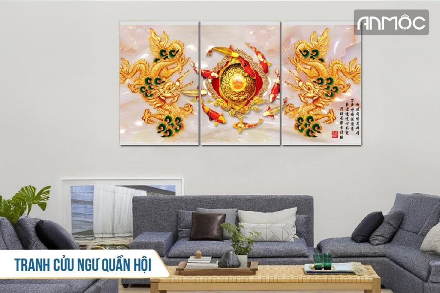 Tranh cửu ngư quần hội