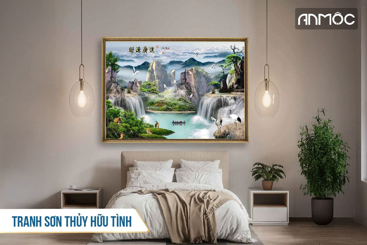 Tranh sơn thủy hữu tình 2