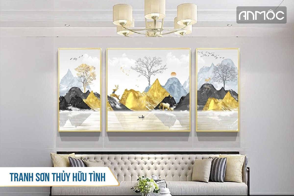 Tranh sơn thủy hữu tình 4