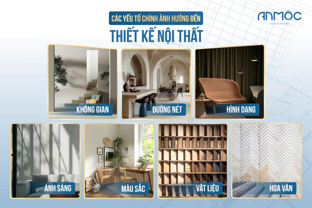 Các yếu tố ảnh hưởng đến thiết kế nội thất