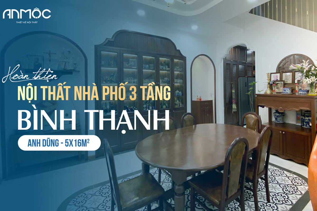 Hoàn thiện thi công nội thất nhà phố Indochine