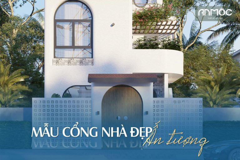 Mẫu cổng nhà đẹp ấn tượng