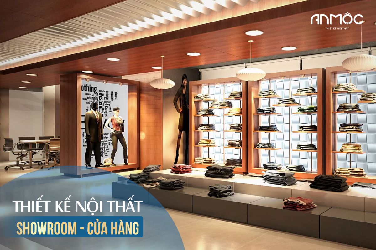 Thiết kế nội thất quán showroom - cửa hàng