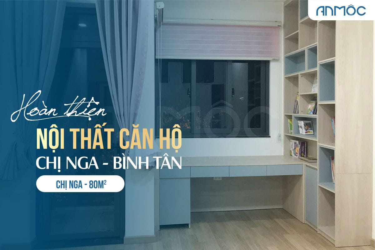 Nội thất căn hộ Chị Nga BìnhTân