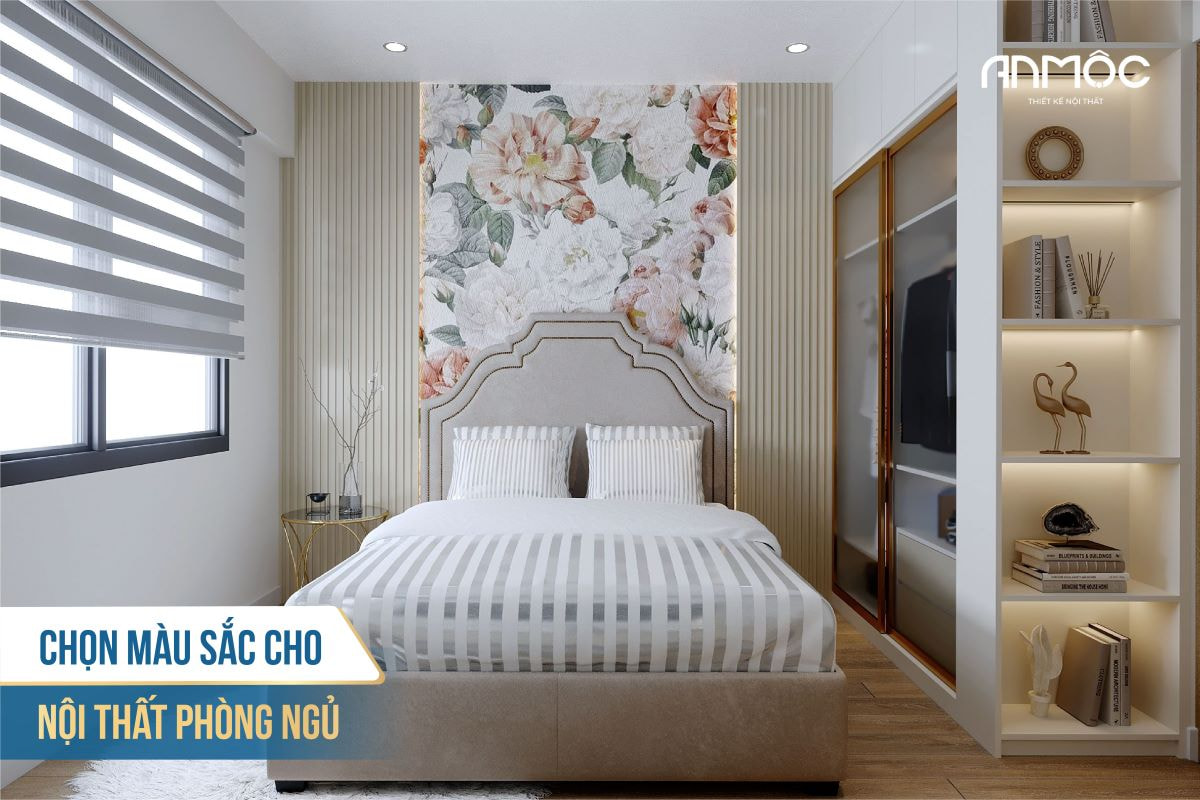 Chọn màu sắc cho nội thất phòng ngủ