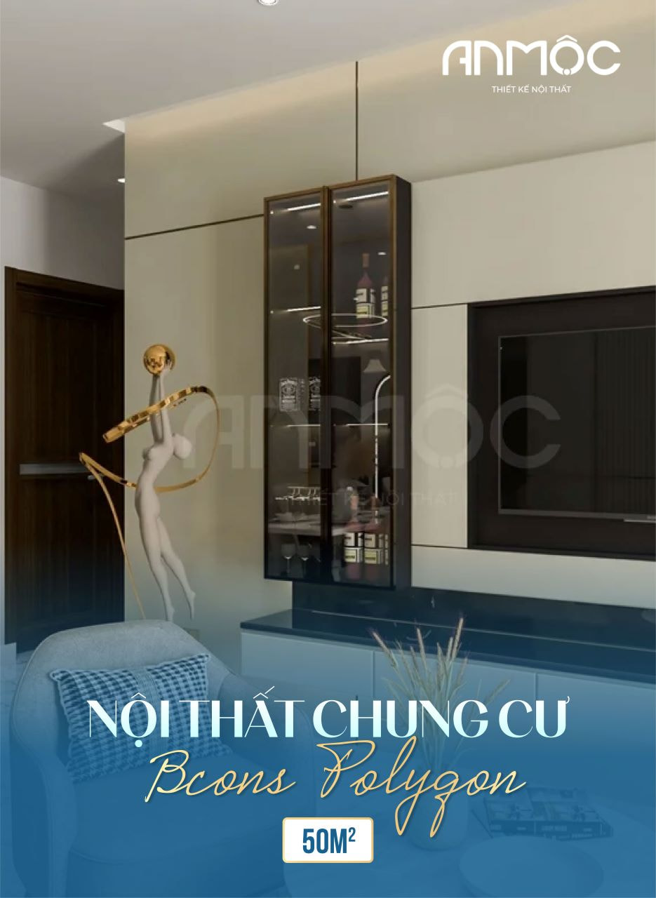 Mẫu Thiết kế nội thất chung cư Bcons Polygon