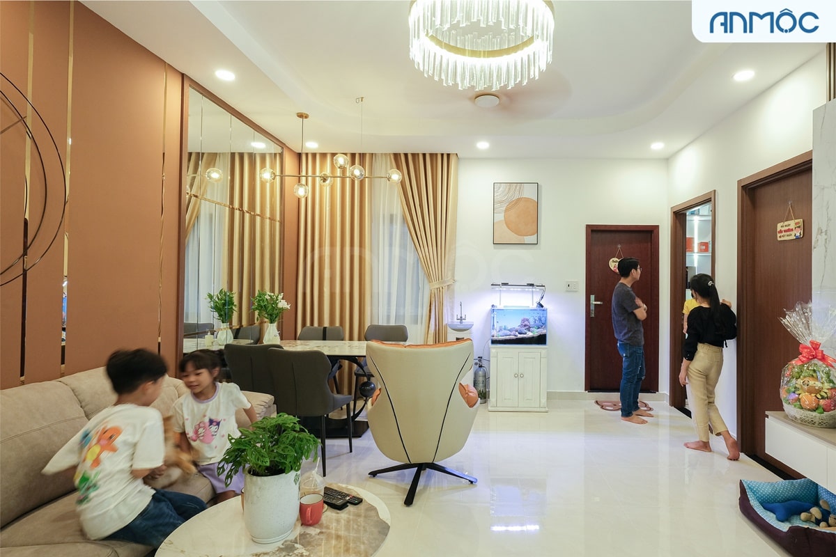 Hoàn thiện thi công nội thất chung cư Tây Thạnh 70m2