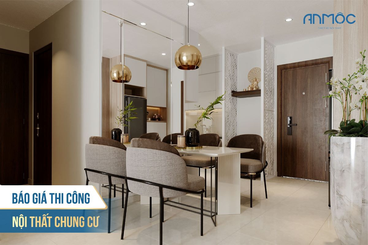 Báo giá thi công nội thất chung cư