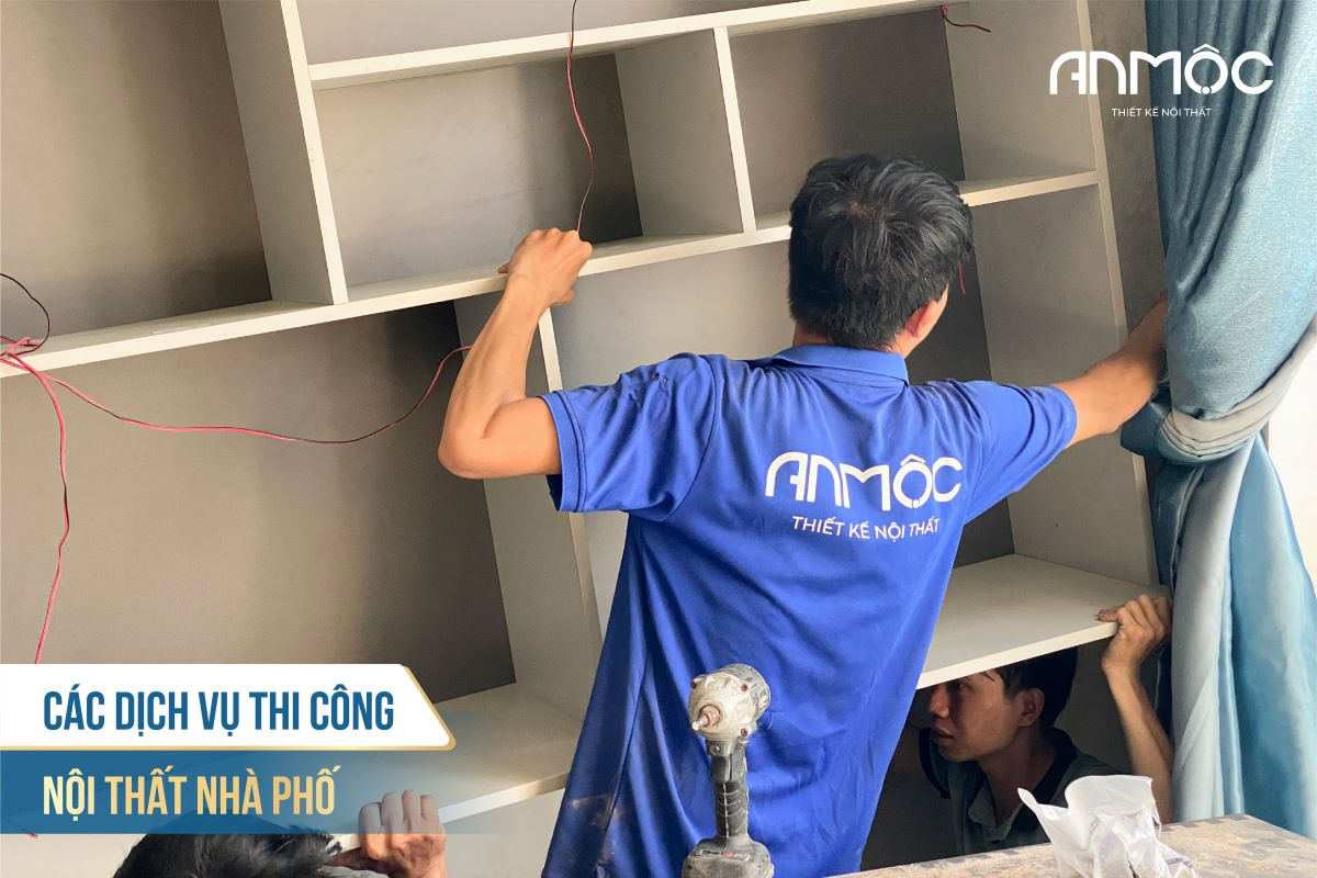 Các dịch vụ thi công nội thất nhà phố