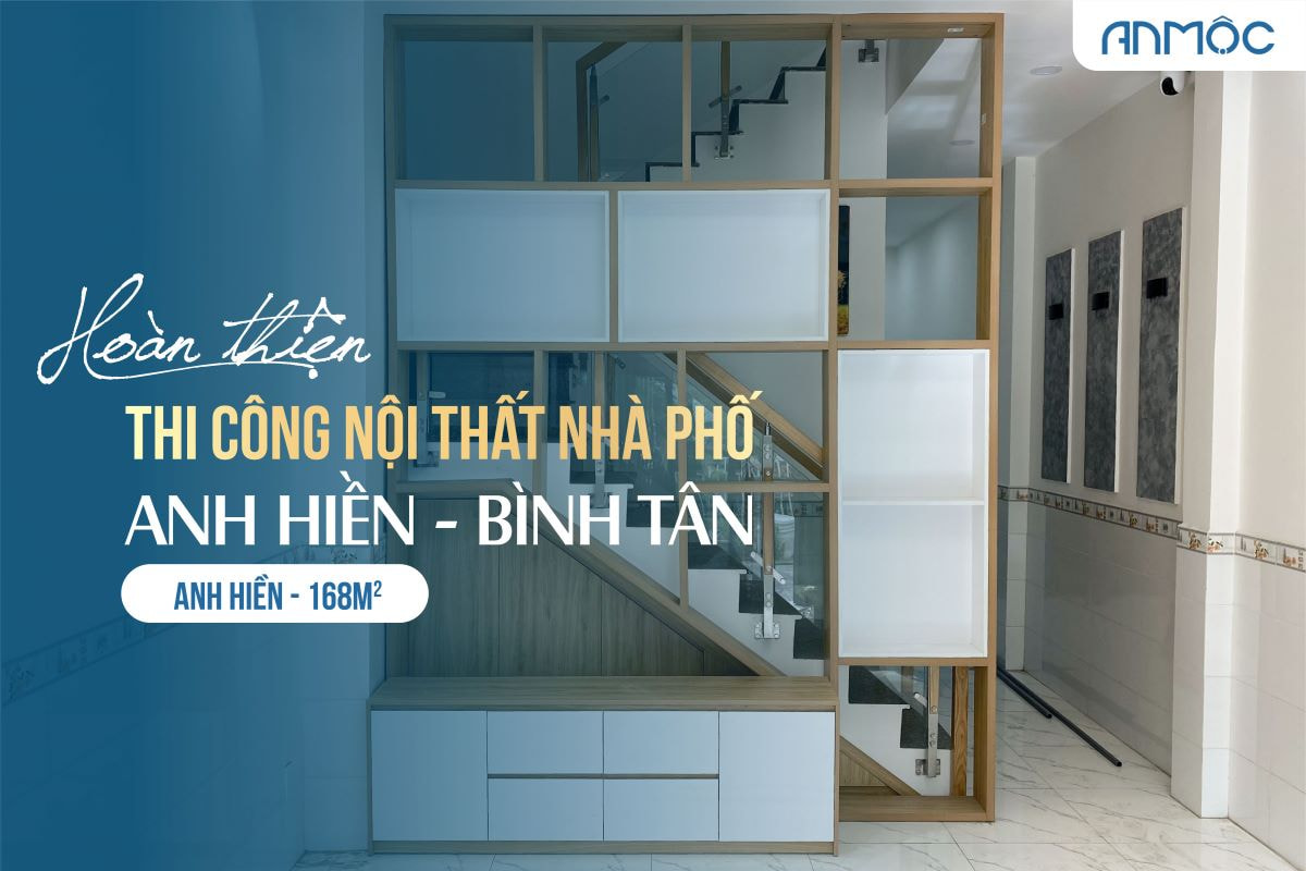 Hoàn thiện nội thất nhà phố 168m2 Bình Tân