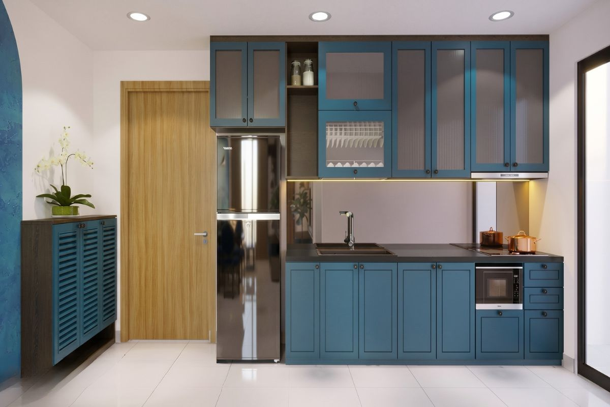 Chung cư 50m2 phong cách indochine