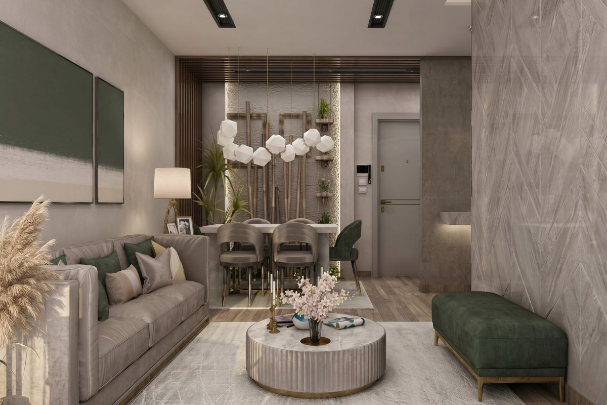Nội thất căn hộ chung cư 50m2 theo phong cách