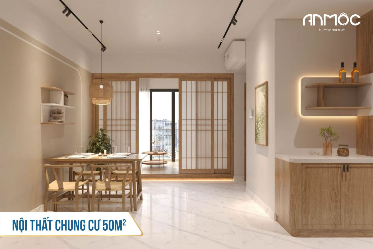 Nội thất chung cư 50m2 14