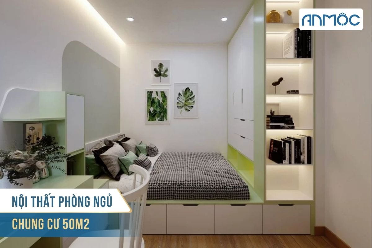 Nội thất phòng ngủ chung cư 50m2