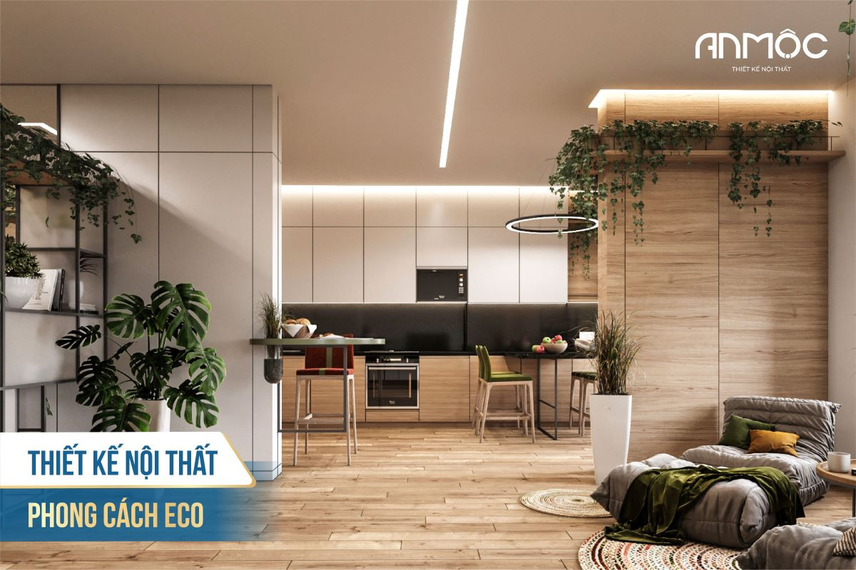 Thiết kế nội thất phong cách Eco