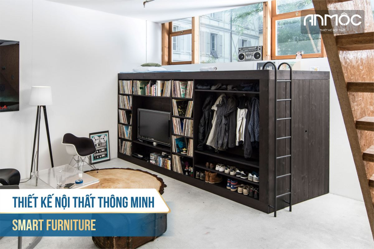 Thiết kế nội thất thông minh smart furniture