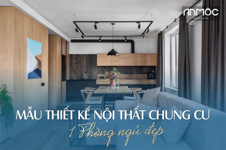 Mẫu thiết kế nội thất chung cư 1 phòng ngủ đẹp ADD