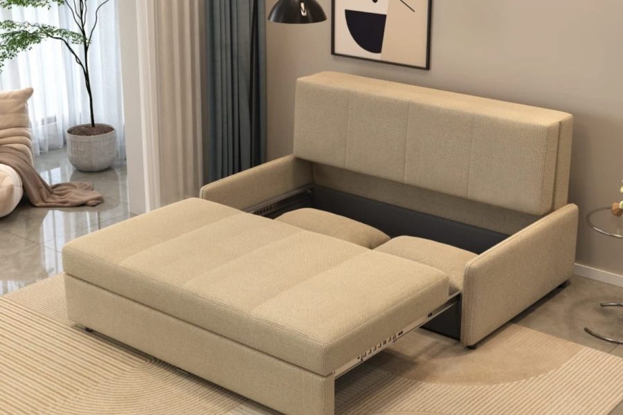 Thiết kế nội thất chung cư 45m2 với nội thất 2 trong 1 đa năng