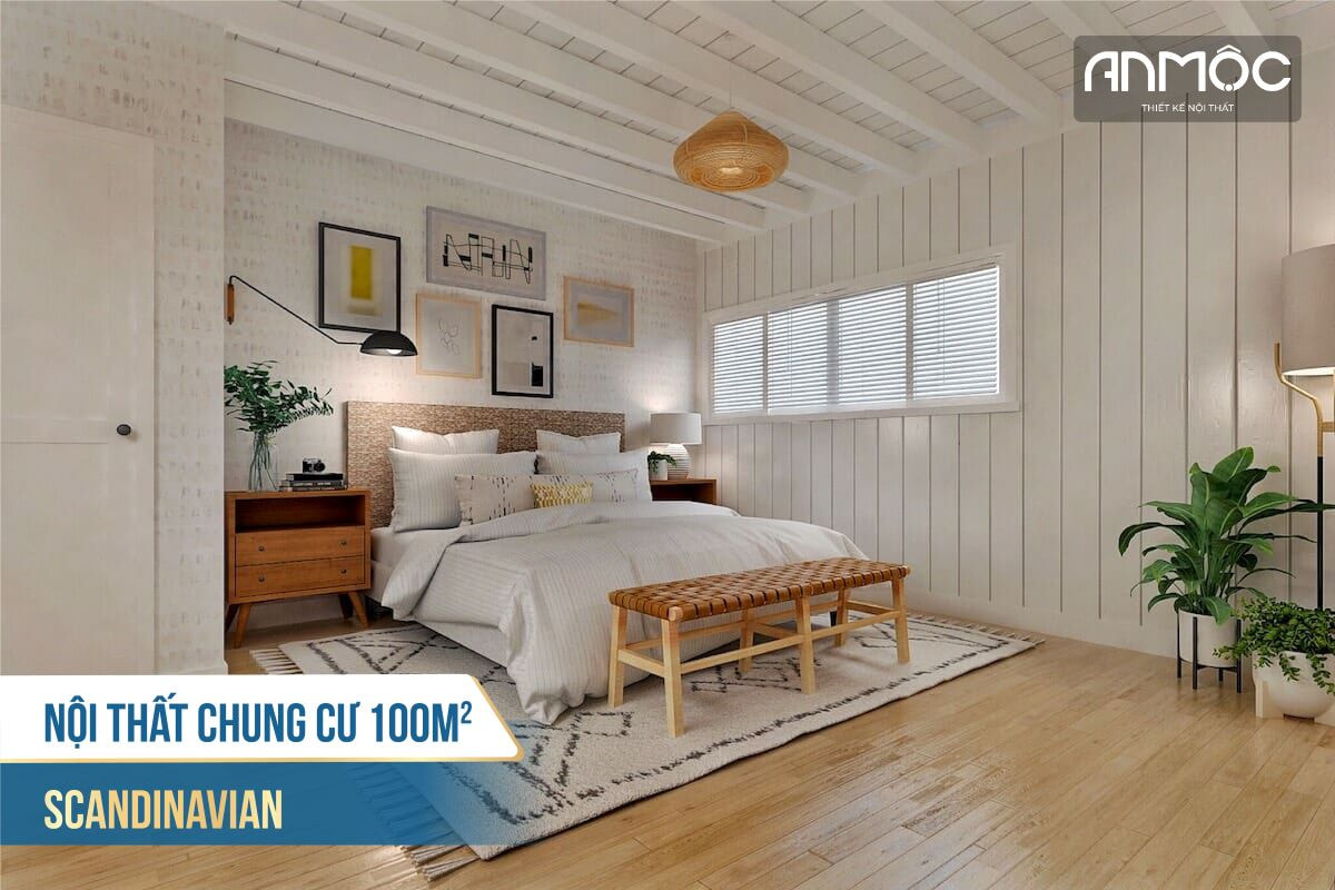 Nội thất chung cư 100m2 Scandinavian 2