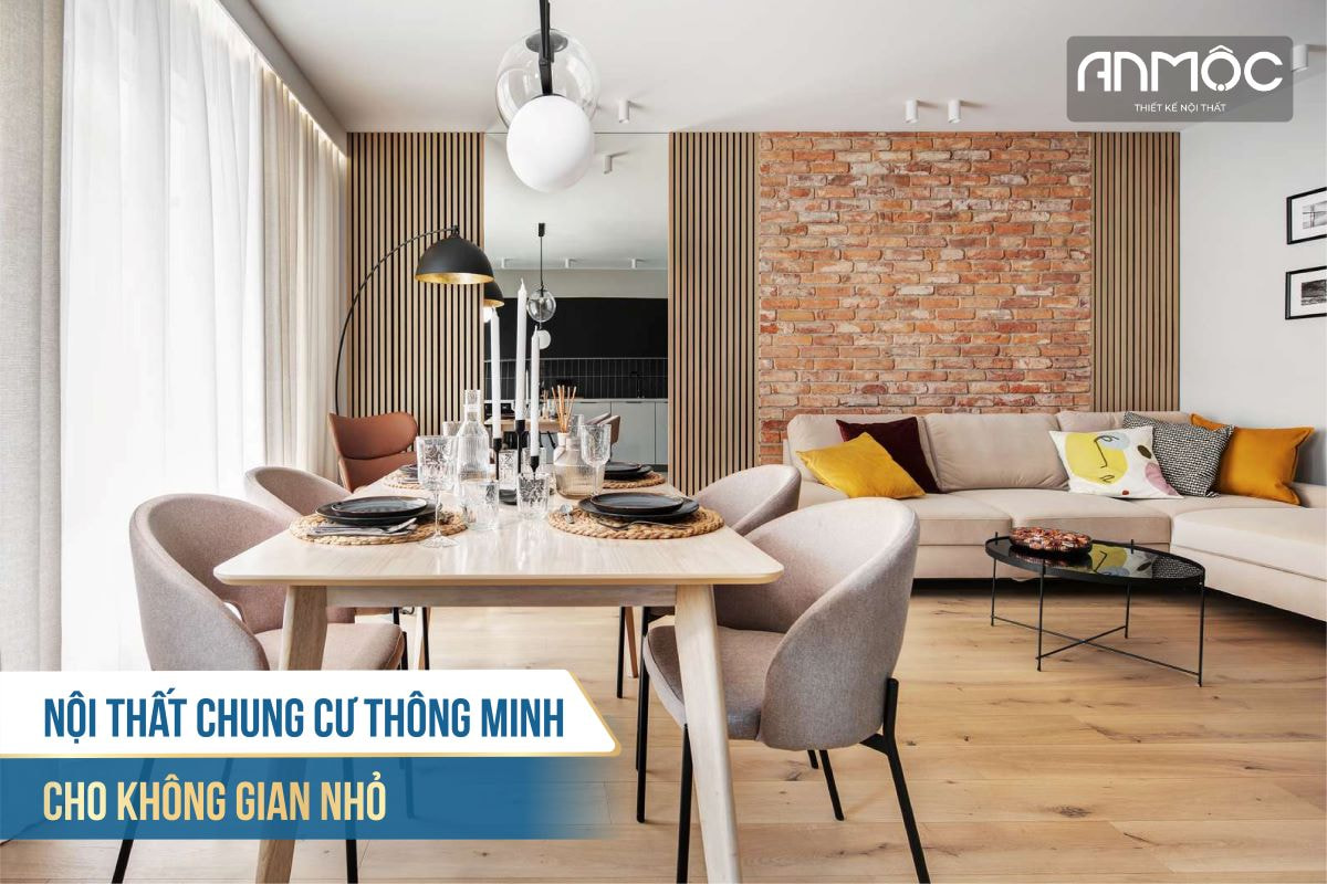 Nội thất chung cư thông minh cho không gian nhỏ