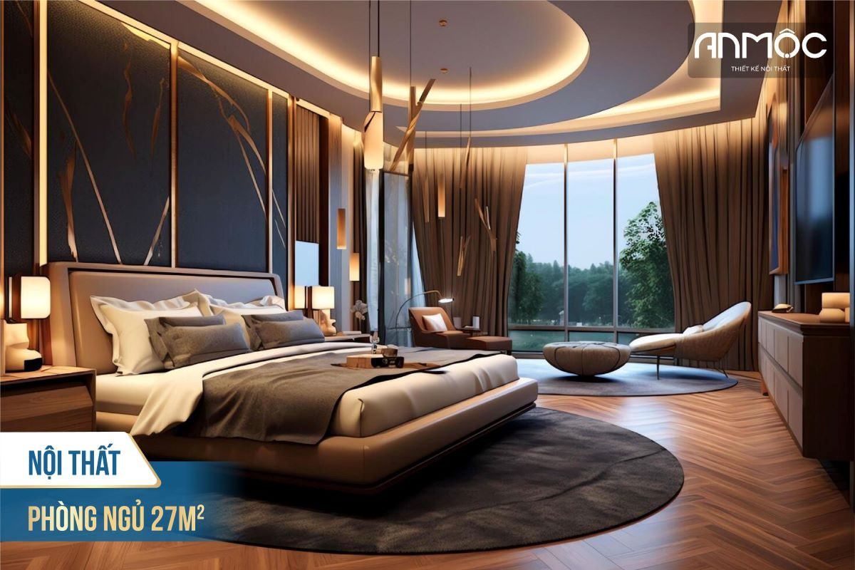 Nội thất phòng ngủ 27m2